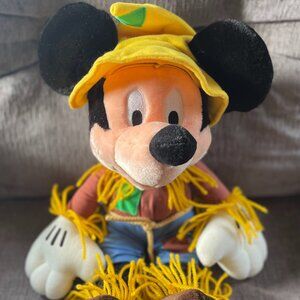 Disney Mickey Mouse Scarecrow 16" Stuffy